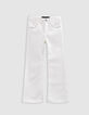 Jean FLARE écru décor clous et oeillets fille-3