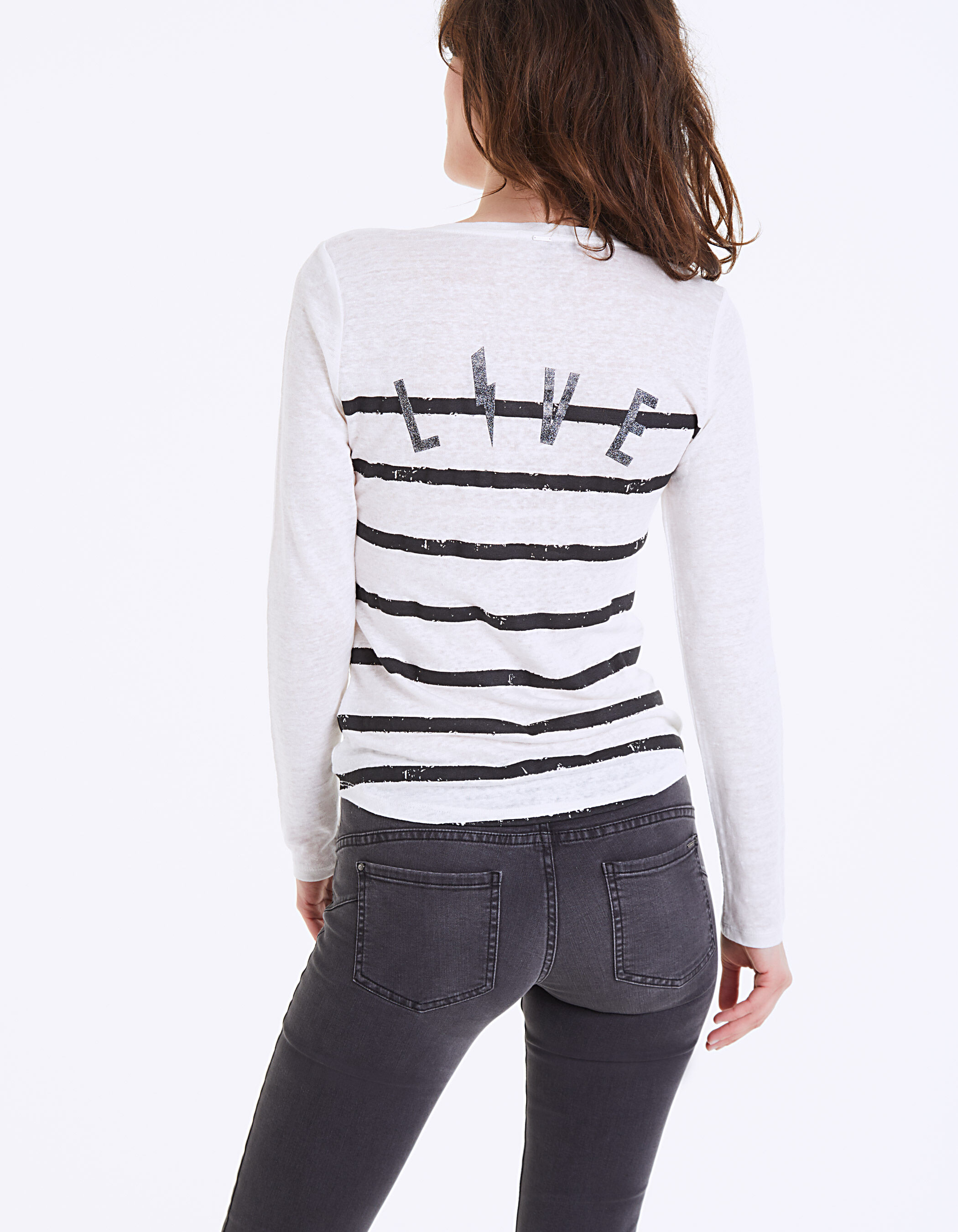 Marinière femme shop col v