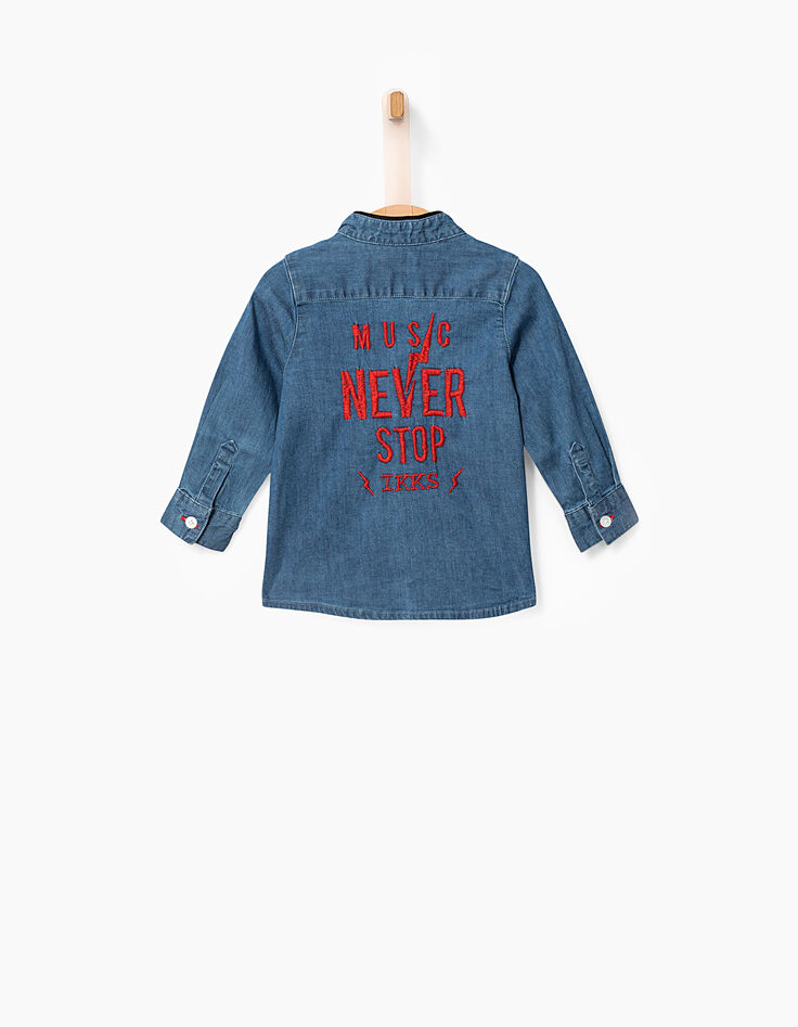 Jeanshemd für Babyjungen -2