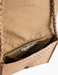 Sac pochette jaune claire façon paille fille-4