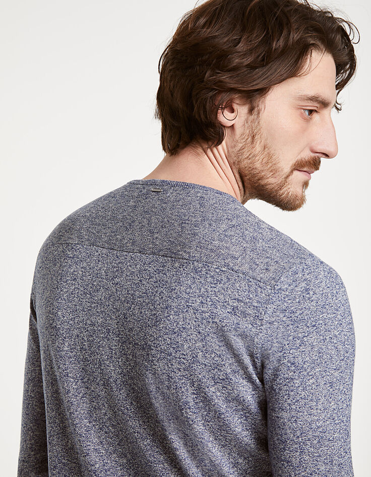 Pull coton soie homme-5
