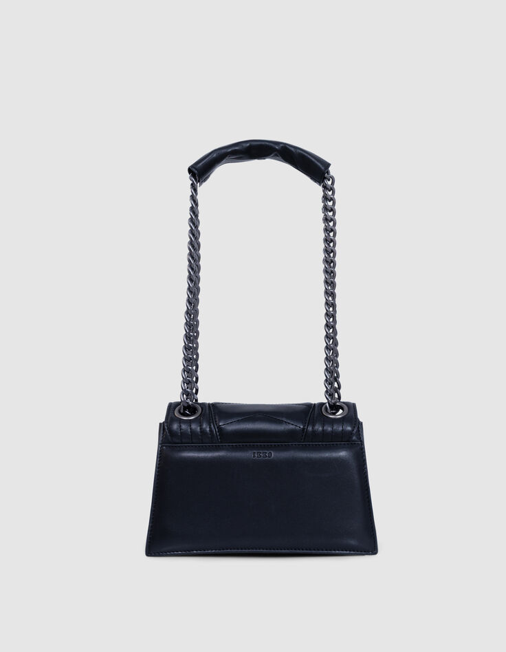 Sac THE 1 Timeless noir cuir matelassé Taille S Femme-3