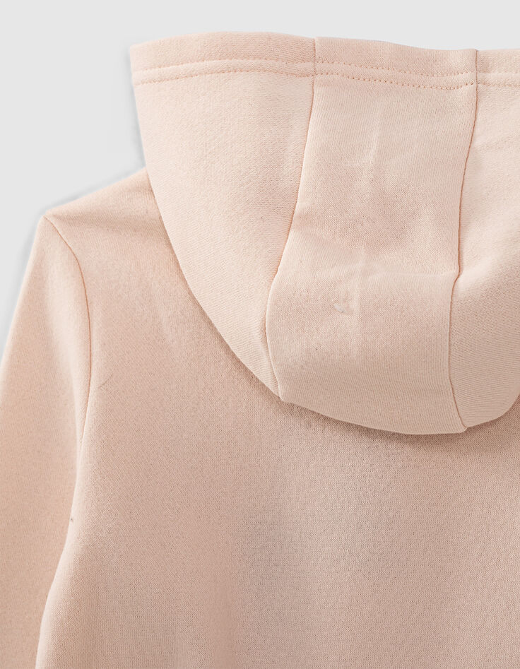 Girls’ pale pink slogan sweatshirt-4