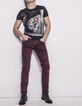 Vaquero slim rojo hombre-2