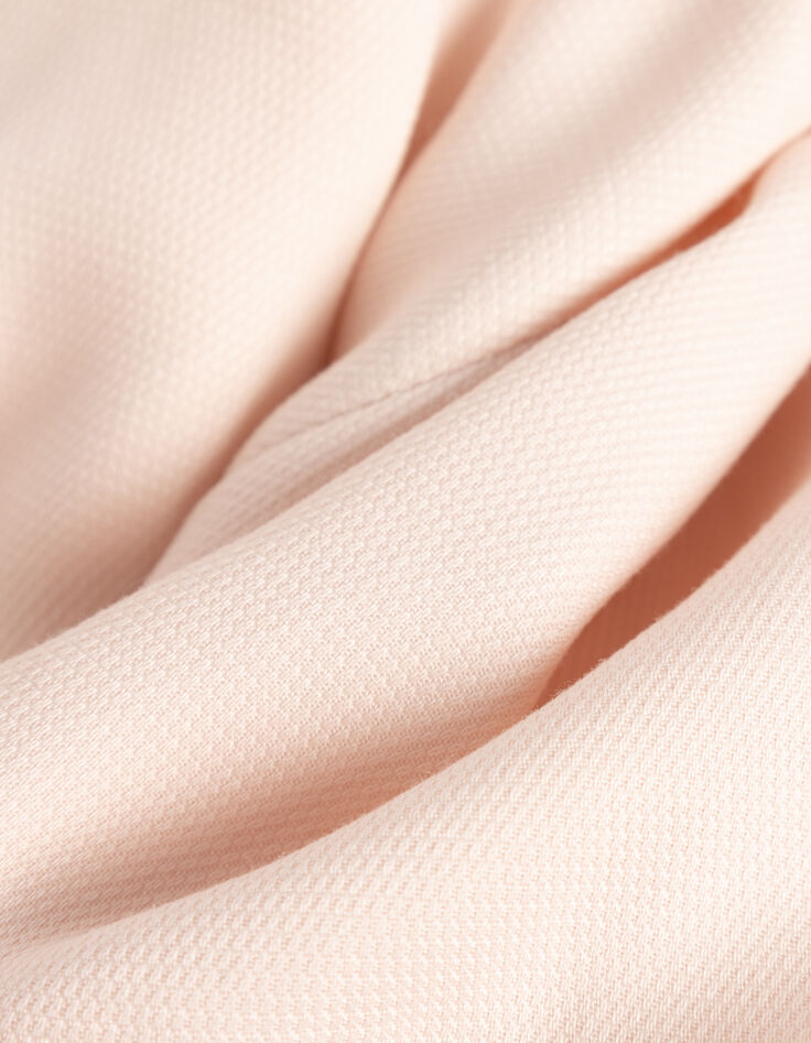 Rosa Damenhose mit asymmetrischem Bund-3