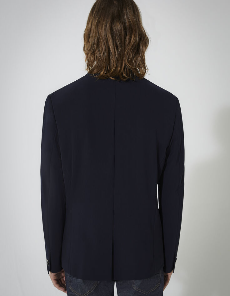 Veste marine à parmenture amovible Homme-4