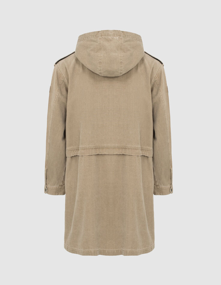 Terra® Denim Unisex-Oversize-Parka in Hellkhaki-6