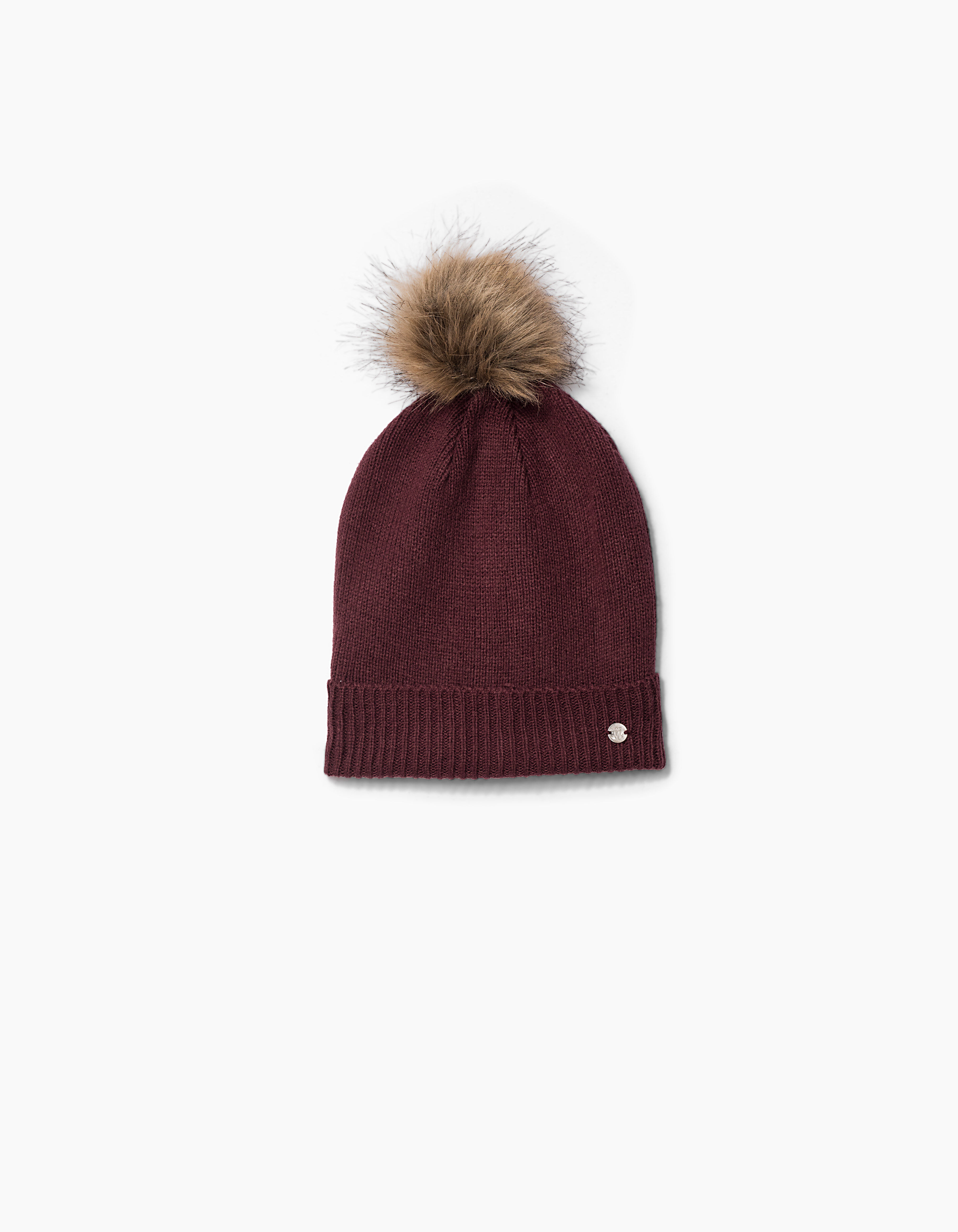 Girls burgundy hat top