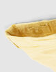 Boys’ light yellow chino Bermuda shorts-7
