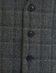 Men’s charcoal grey Prince of Wales check waistcoat-4