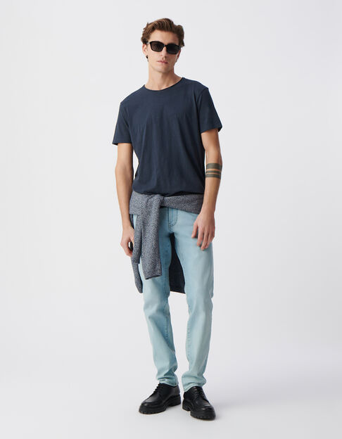 Men’s ink organic cotton Essential crew neck T-shirt - IKKS
