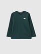 Tee-shirt émeraude Essentiel coton bio-5