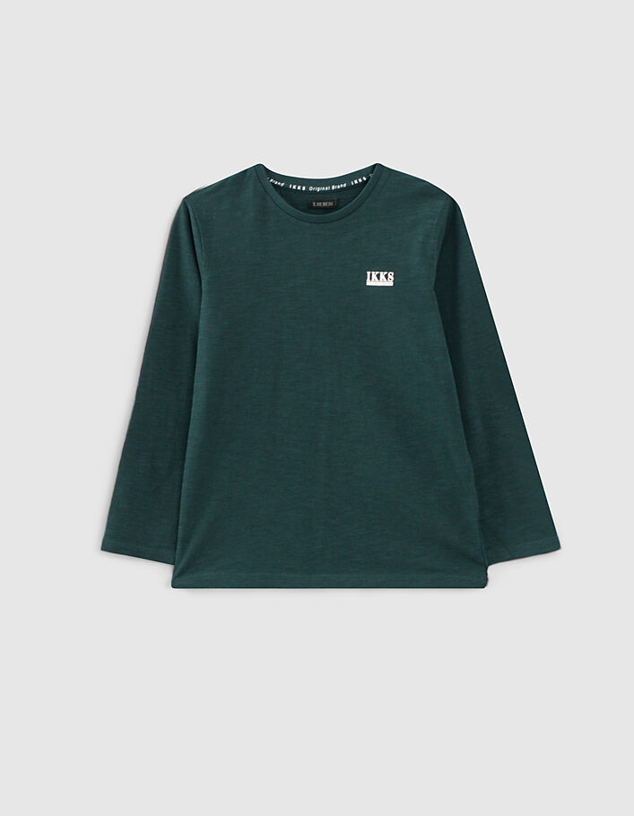 Tee-shirt émeraude Essentiel coton bio-5