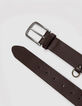 Ceinture marron cuir Homme-3