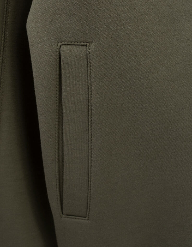 Khaki Jungen-Teddyjacke mit Kapuze-5