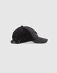 Damen-Jeans-Cap Anthrazit mit Fischgr&auml;te-1