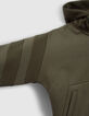 Boys&rsquo; khaki fleece-backed cardigan-5