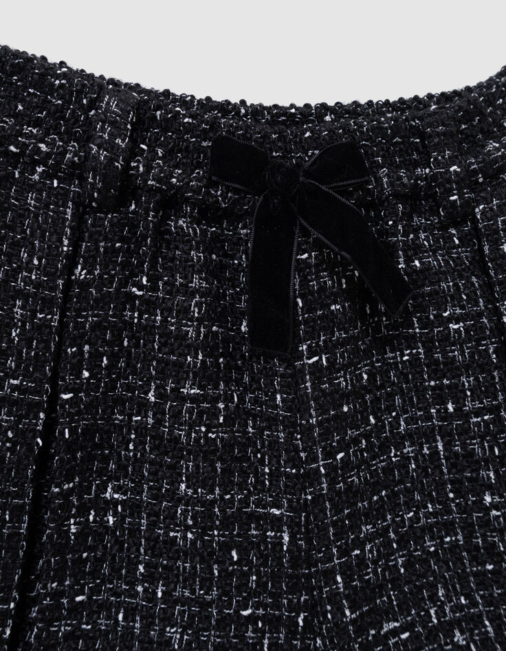 Shorts negros tweed niña-3