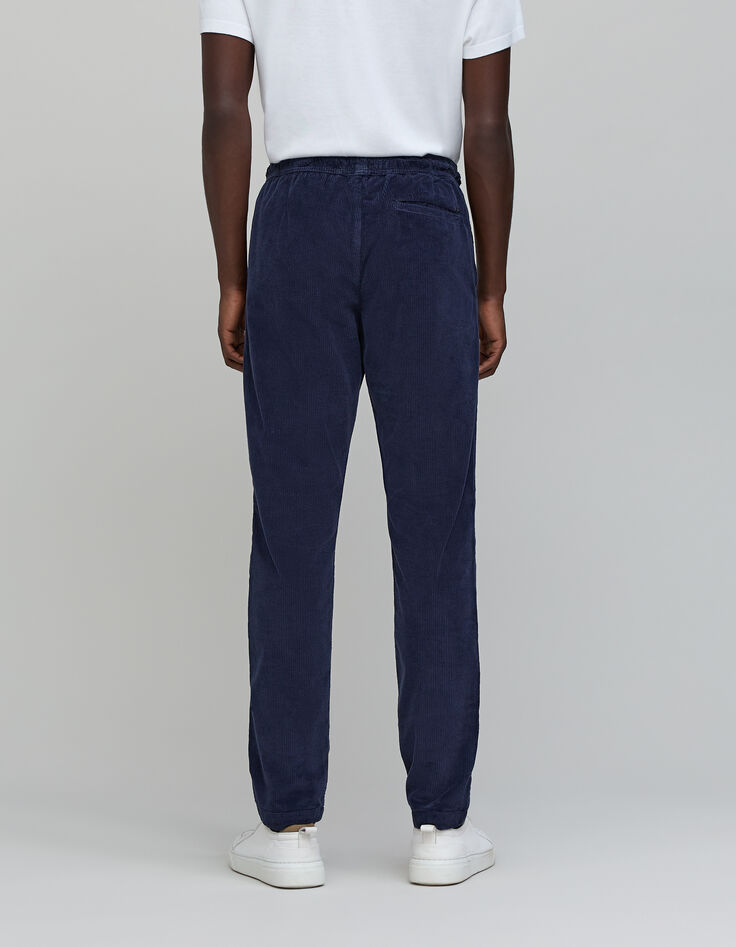 Men's indigo corduroy jogpants-5