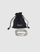 Zilverkleurige armband XXL gourmetteschakels dames-5
