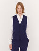 Kostuumgilet indigo Heren-2