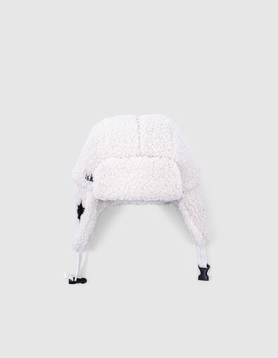 Chapka blanc cassé Sherpa brodé étoile bébé fille  - IKKS