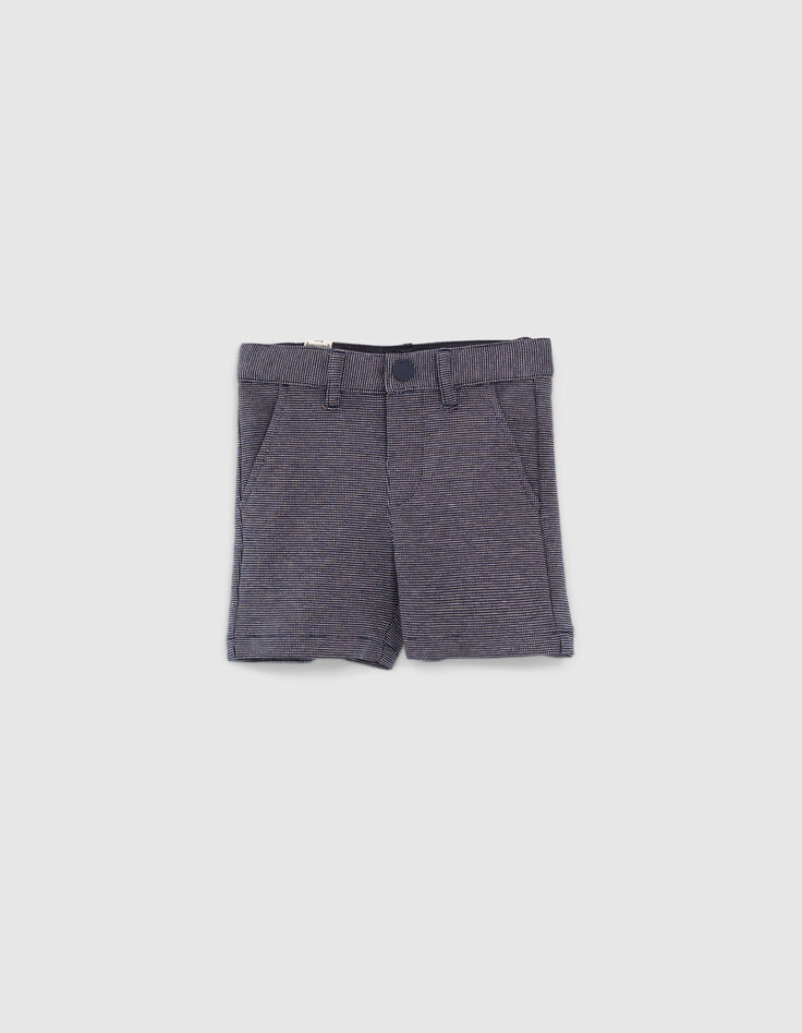 Bermuda chino navy faux-uni bébé garçon-1 Bermuda chino navy faux-uni bébé garçon-1