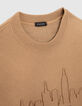 Camelfarbenes Jungen-Sweatshirt mit NYC-Pr&auml;gung-5