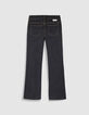 Zwarte flare jeans voor meisjes-5