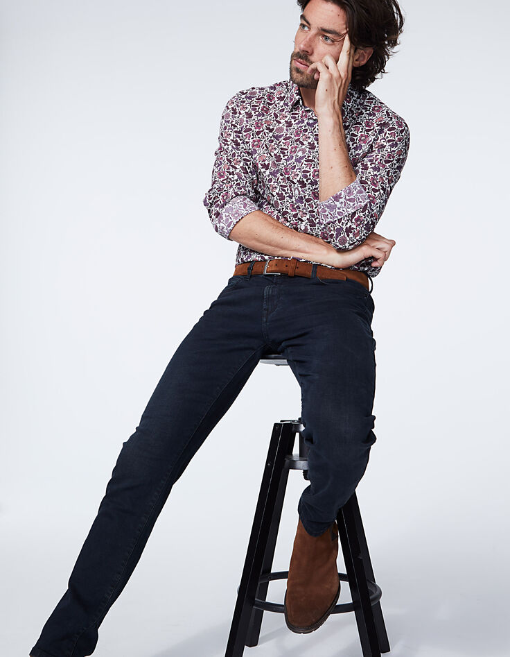 Vaquero SKINNY marino Manhattan Hombre-1