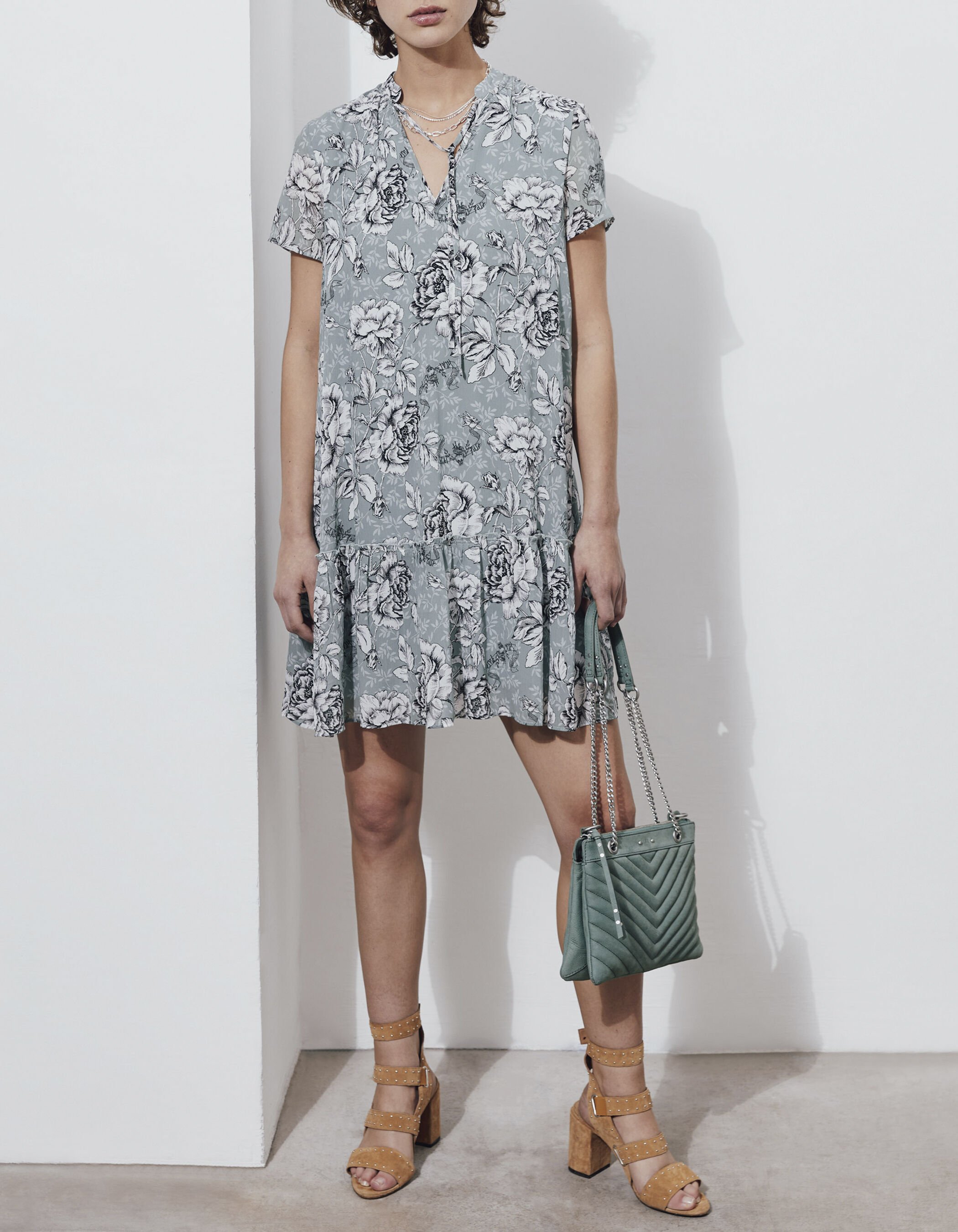 Short sleeve sales babydoll dress