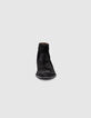 Men’s black zipped suede boots-2