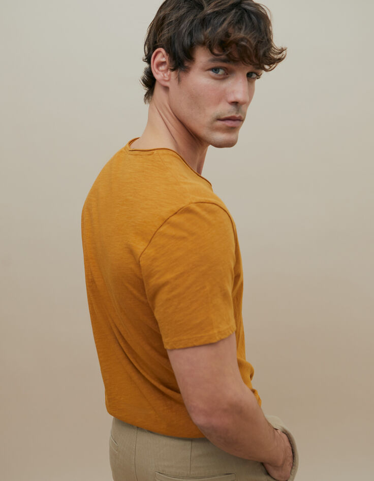 Tee-shirt L'Essentiel &eacute;pice col V Homme-5