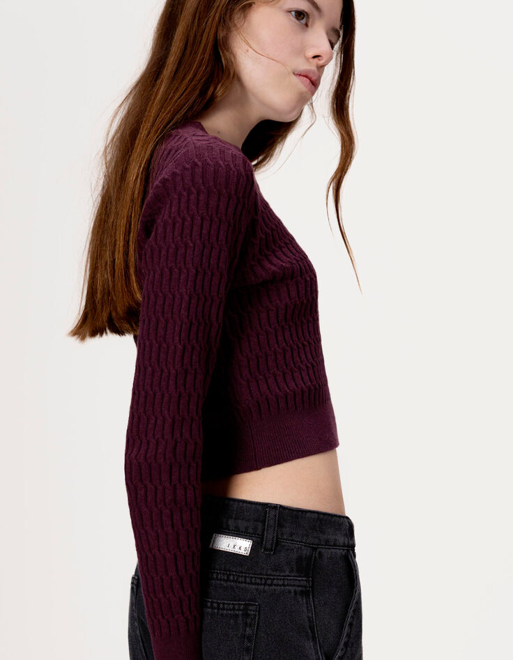 Schwarze weite Mädchenjeans-2 Schwarze weite Mädchenjeans-2