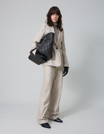 Pure Edition-Veste de costume sésame flanelle Femme - IKKS