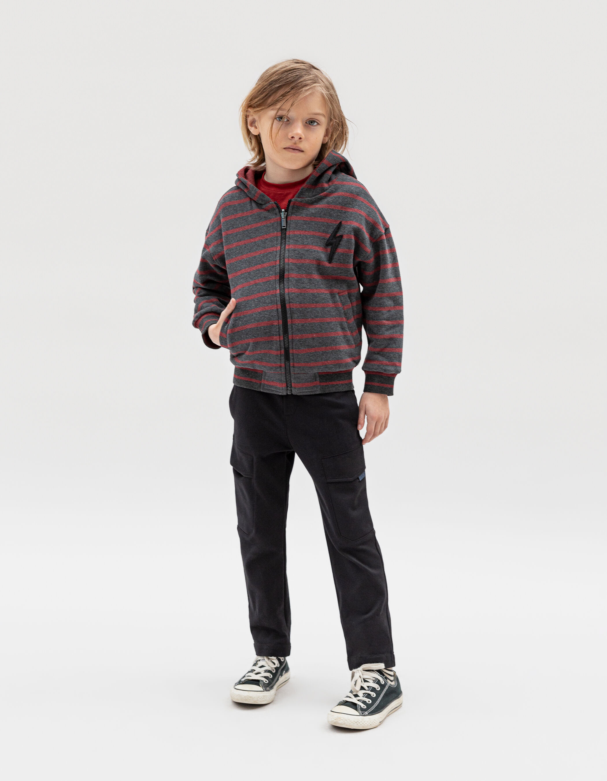 Jogging loose noir esprit battle garcon IKKS