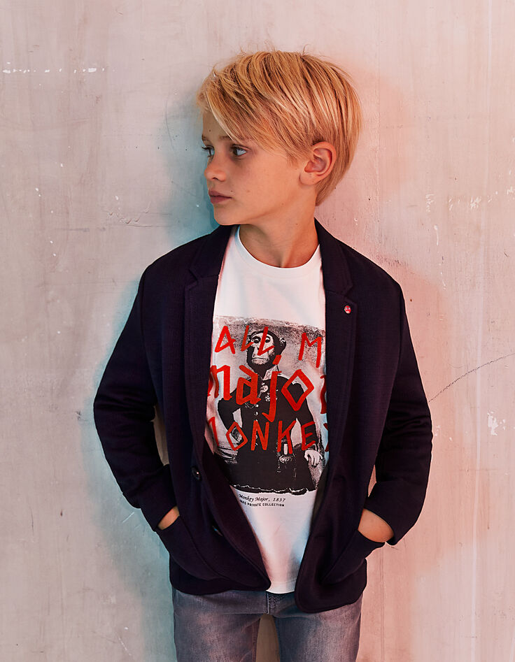 Boys' navy blazer-1