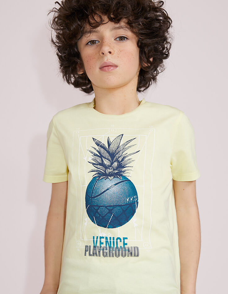 Boys’ lemon pineapple-ball T-shirt -4