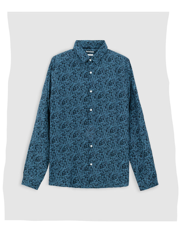 Men&rsquo;s storm LENZING&trade; ECOVERO&trade; flowery SLIM shirt-6