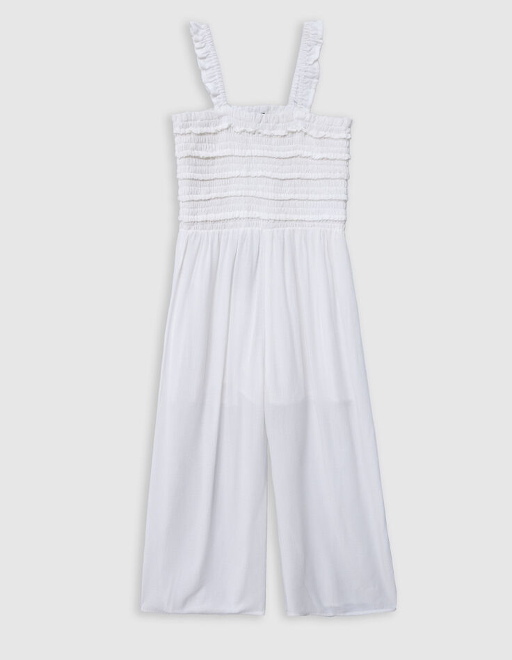 Combination pants ecru bustier smocks girl-1