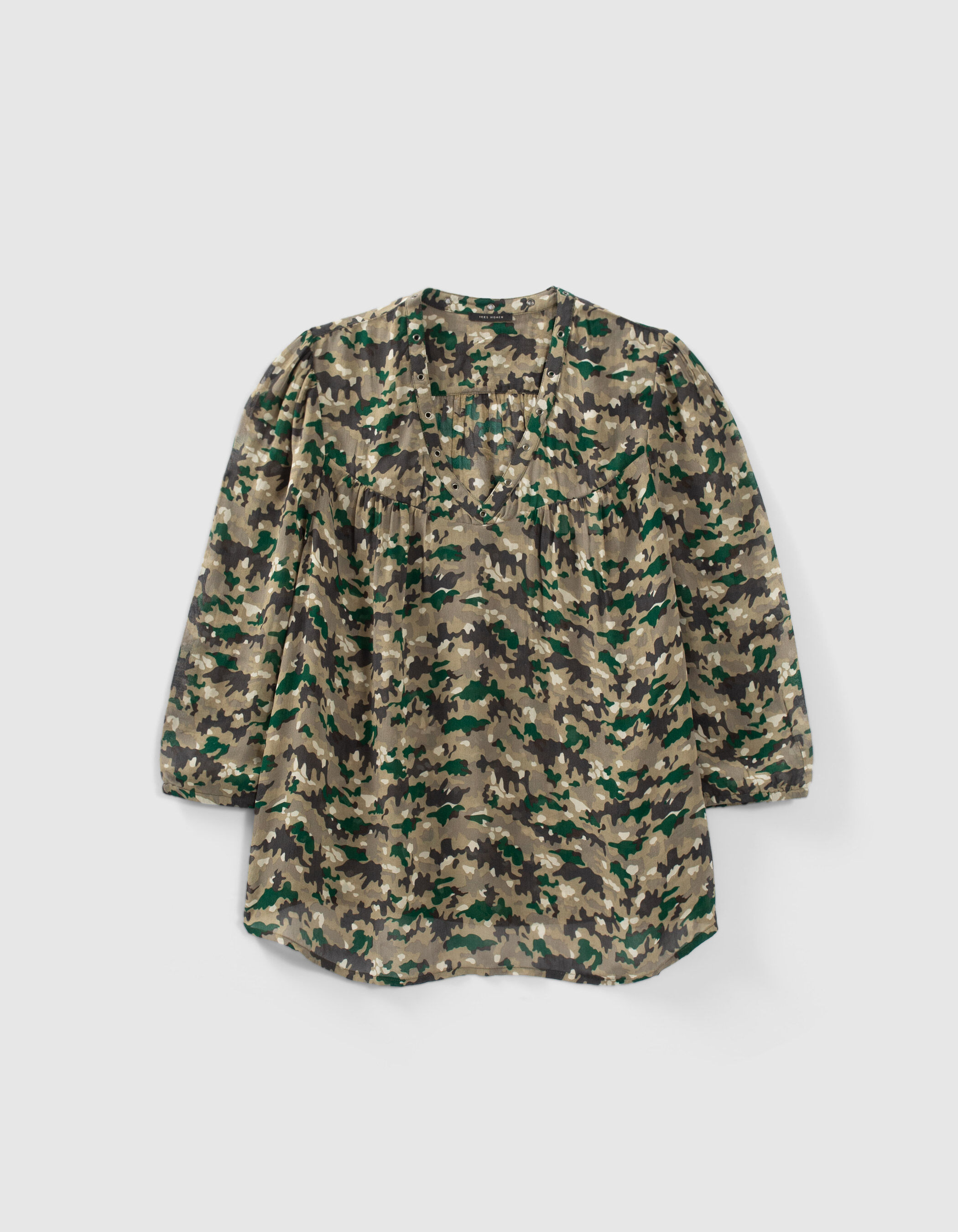 Camouflage shop blouse dames