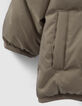 Doudoune kaki matelassage thermosoudé chevrons bébé garçon-6