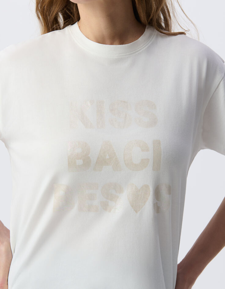 Camiseta blanca mensaje iridiscente-4