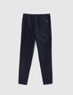 Pantalon JOGGER marine léger garçon-5