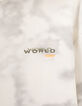 Hellgraues Sweatshirt, Tie-and-Dye, Typo hinten-6