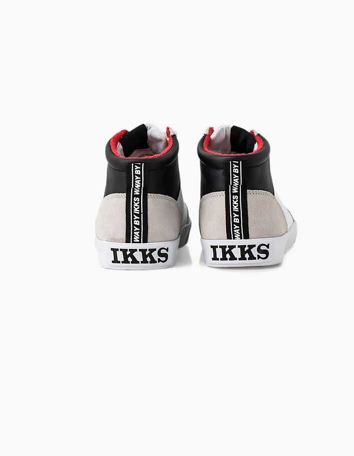 WAY three-colour high-top trainers - IKKS