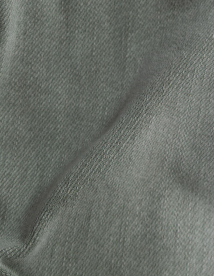 Khaki flare jeans met maxizakken voor meisjes-7