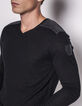 Pull col V homme-4