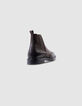 Bruine leren chelsea boots hoge schacht Heren-4
