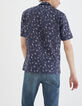Camisa REGULAR marino estampado tattoos Hombre-3